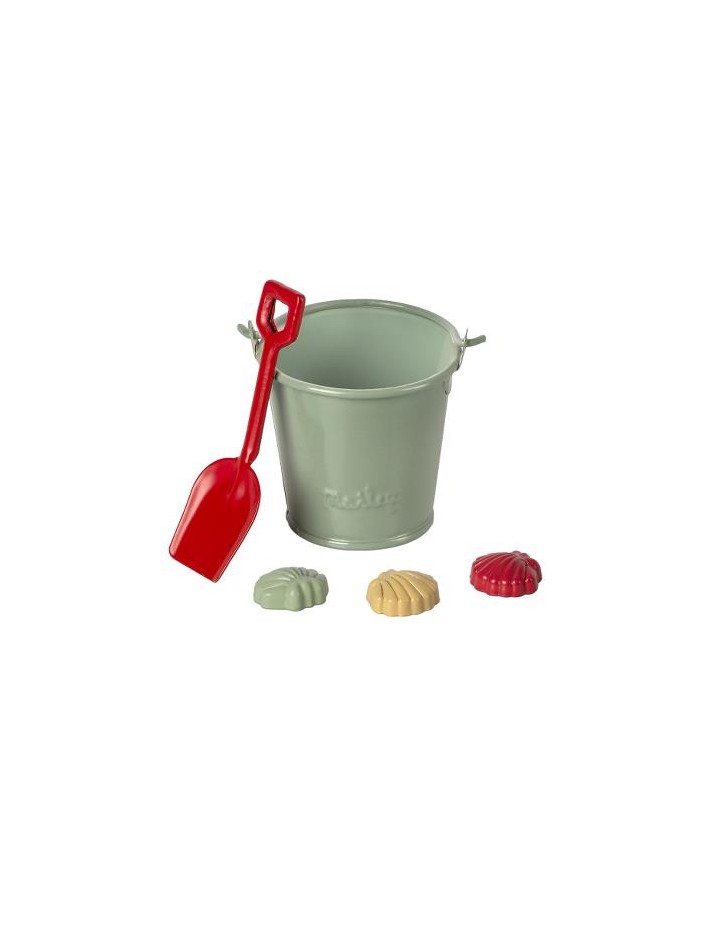 Set plage Maileg – seau pelle coquillages souris maison de poupée
