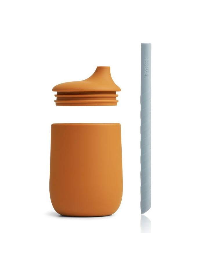 Gobelets à Bec avec Paille Ellis Moutarde