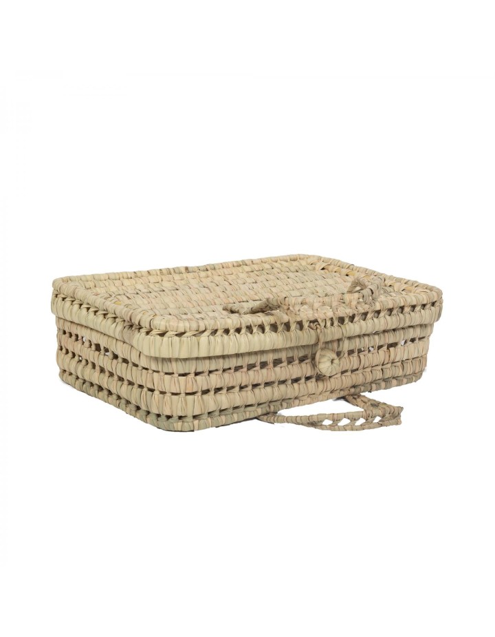 Valio Grande Valisette de Rangement en Feuilles de Palmier - HYDILE