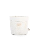 Panier de rangement bubble white et gold Nobodinoz
