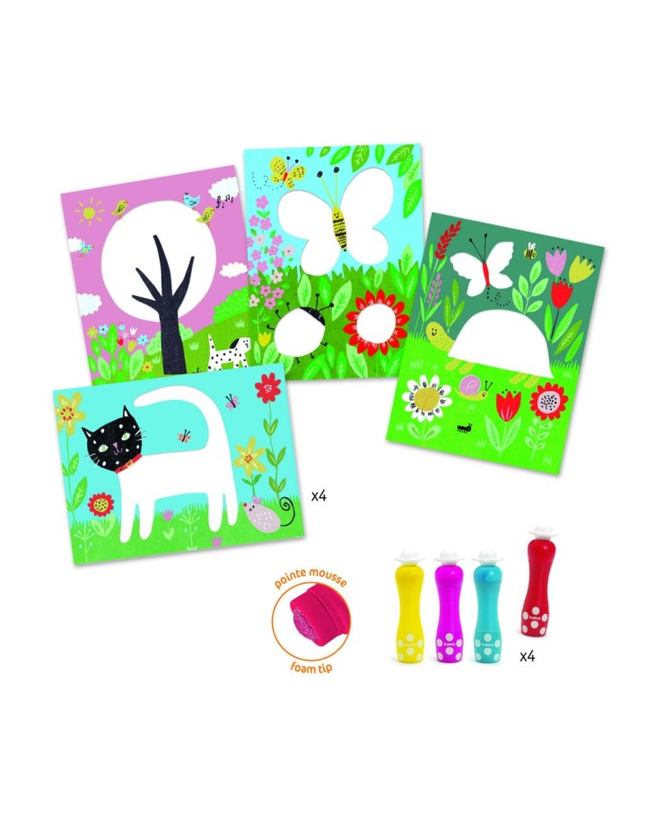 Peinture propre À petits points - DJECO