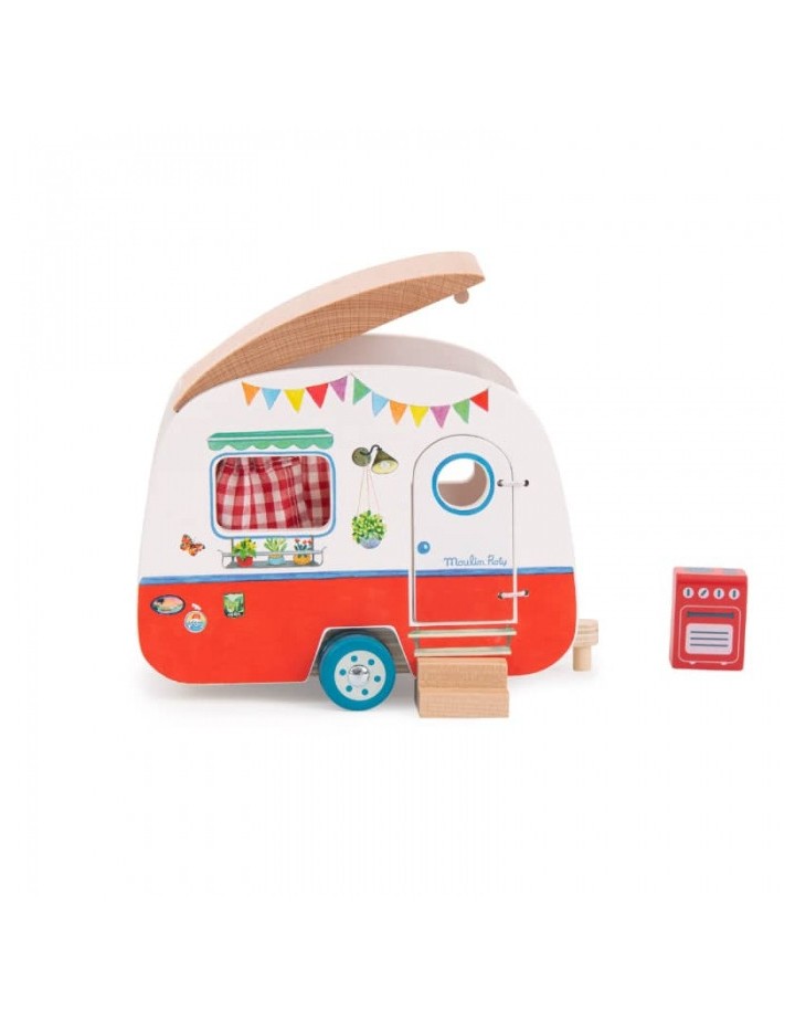 Caravane en bois La Grande Famille - MOULIN ROTY