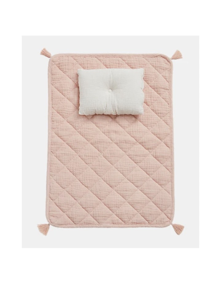 Parure de lit pour poussette de poupée