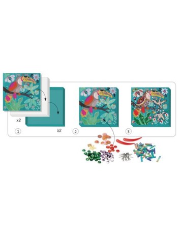 atelier tableaux de sequins