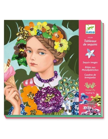 Atelier tableaux de sequins