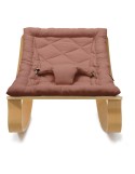 Transat LEVO Hêtre / Coussin Bois de Rose