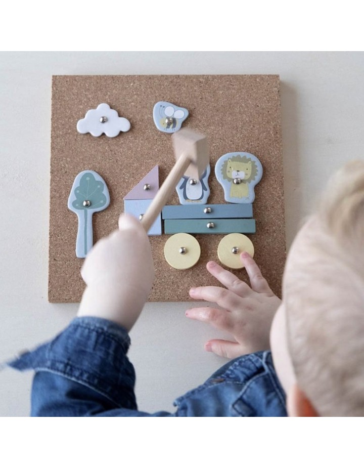 Jeu de formes à clouer - LITTLE DUTCH