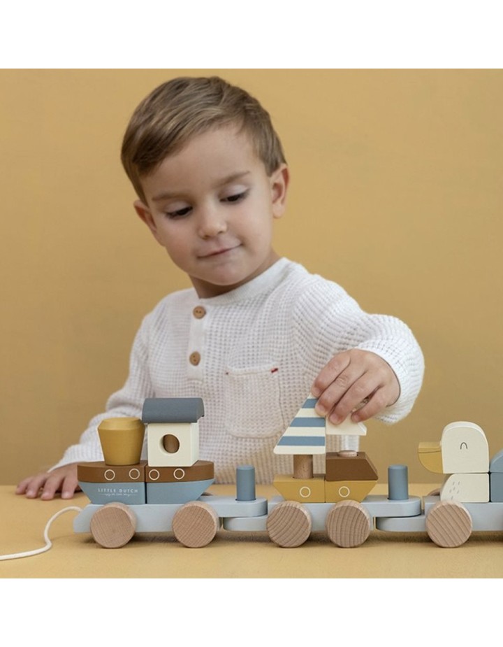 Train à bloc Sailors Bay - LITTLE DUTCH