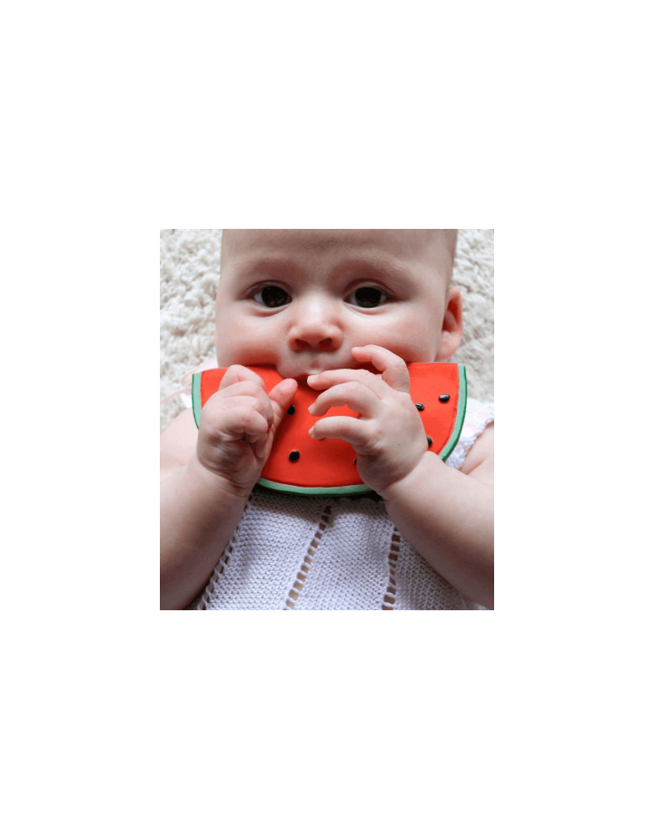Hochet de dentition Wally pastèque - OLI & CAROL