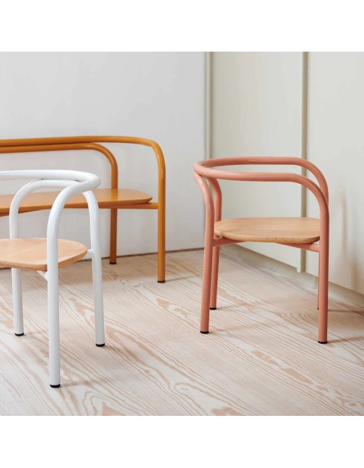 Chaise Baxter natural/tuscany rose - LIEWOOD