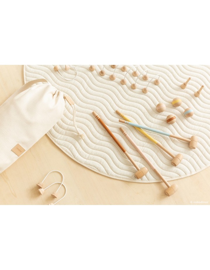 Mini jeu de croquet en bois - NOBODINOZ