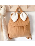 Sac à dos Lapinou Caramel - LES JULIETTES Sac à dos Lapinou Caramel - LES JULIETTES