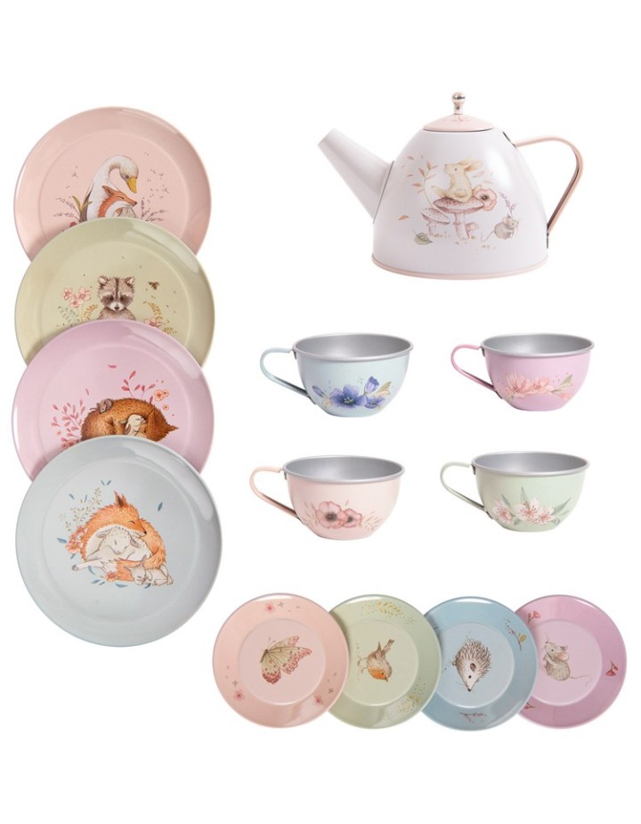 VALISE DINETTE LES ROSALIES- ACCESSOIRE CUISINE - JEUX D'IMITATION - MOULIN ROTY