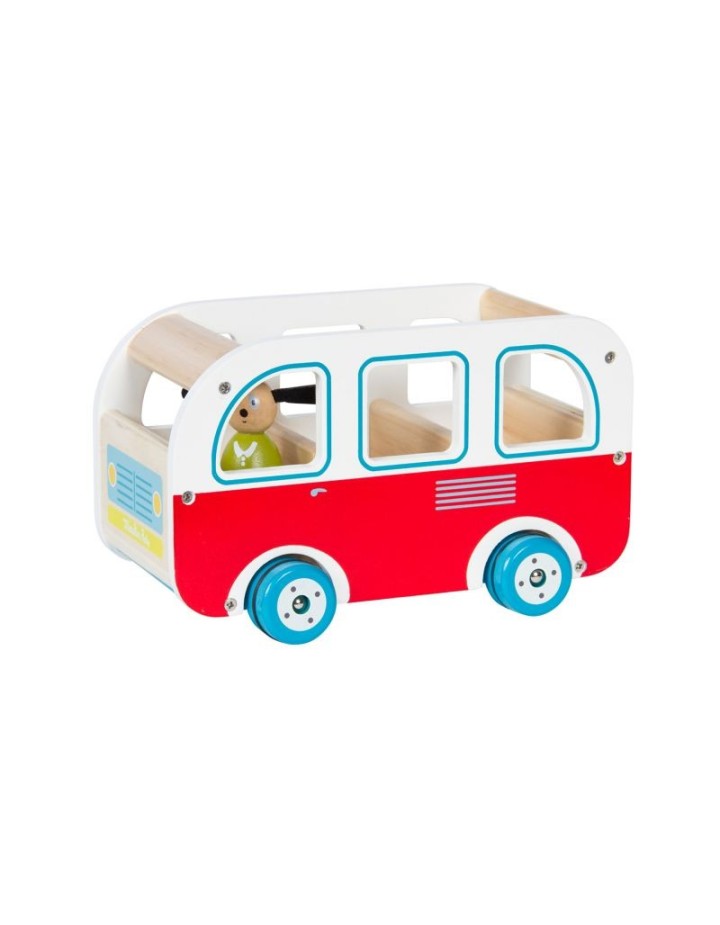 Bus En Bois La Grande Famille - MOULIN ROTY
