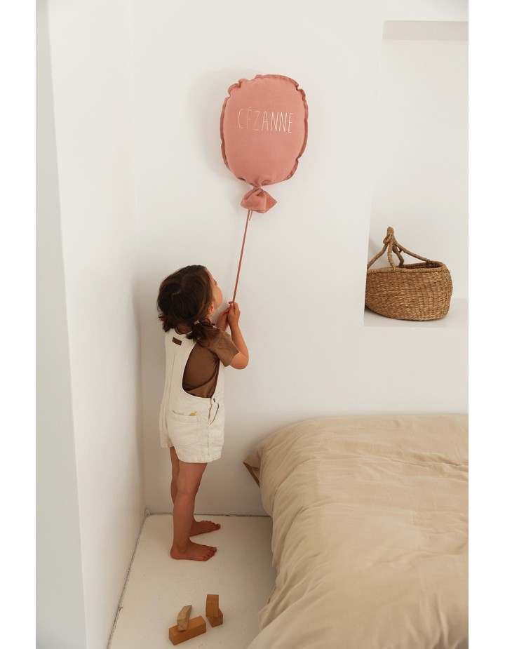 Ballon Gaston personnalisable Bois de rose - PETIT PICOTIN
