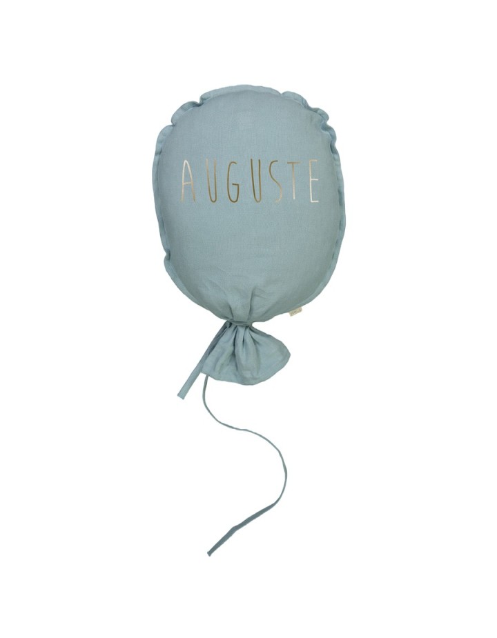 Ballon Gaston personnalisable Vert d'eau - PETIT PICOTIN
