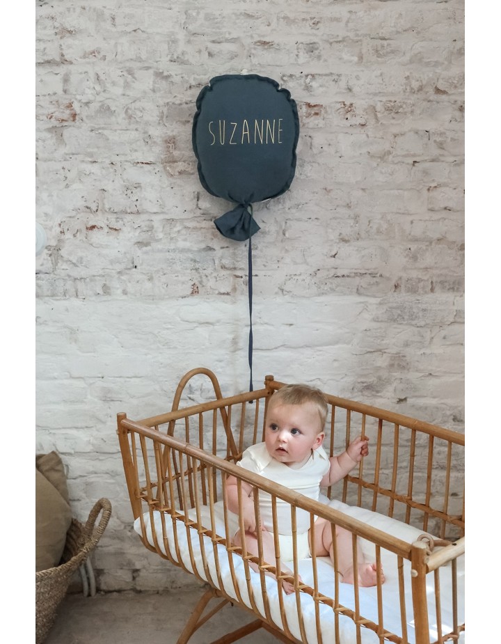 Ballon Gaston personnalisable Bleu souris - PETIT PICOTIN