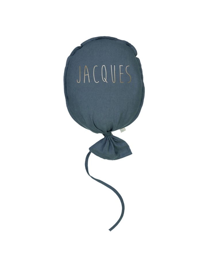 Ballon Gaston personnalisable Bleu souris - PETIT PICOTIN