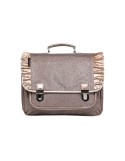 Cartable Froufrous Paillettes Cuivre CP/CE2  - CARAMEL & CIE