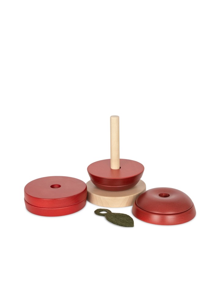 Pomme à Empiler en Bois - JEU D'EVEIL - KONGES SLOJD