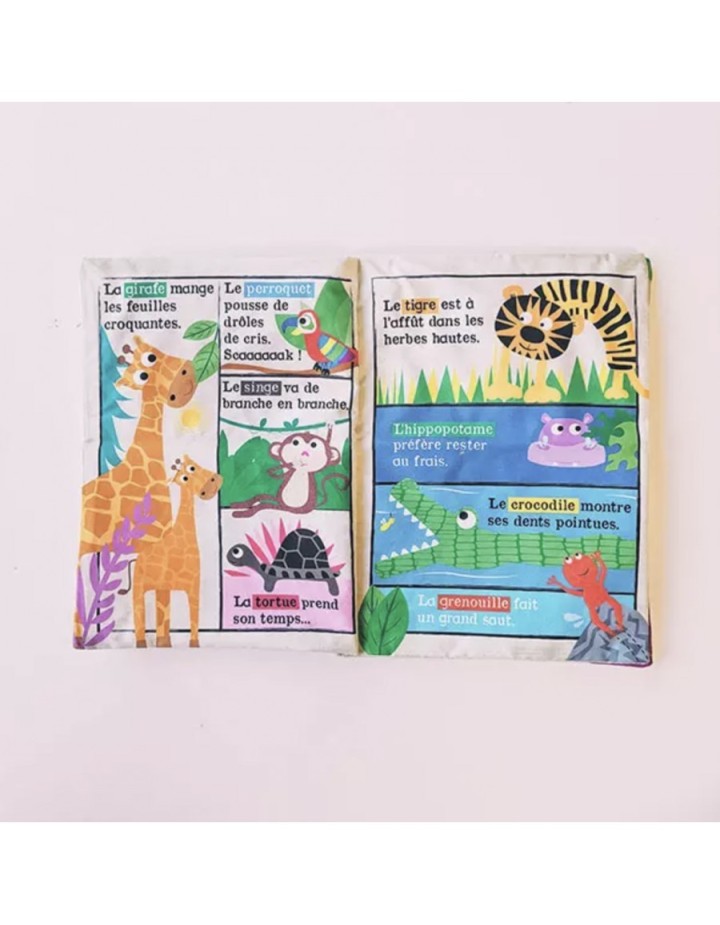 Livre d'éveil en tissus dennis dino - LIEWOOD