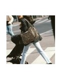 Sac à langer Darcy Coton Recyclé Léopard Beige - RIVE DROITE