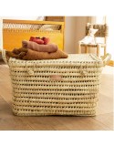 Malle de rangement en feuille de palmier 60 cm - BOHOME LIVING