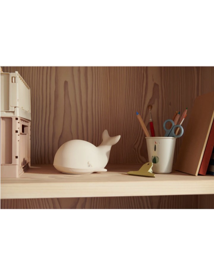 Veilleuse Winston SAndy Baleine -Veilleuse silicone rechargeable - LIEWOOD