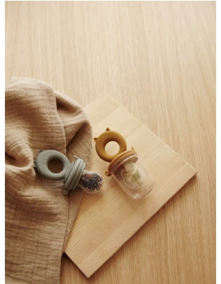 Lot De 2 sucettes d'aliments ou grignoteuses MIRANDA Bleu - BIBERON - LIEWOOD