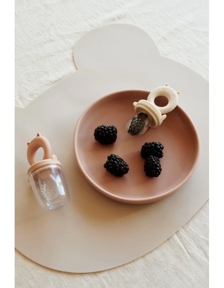 Lot De 2 sucettes d'aliments ou grignoteuses MIRANDA Peach - BIBERON - LIEWOOD