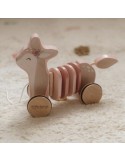 JOUET A TIRER CERF EN BOIS FAIRY GARDEN - JOUET A TIRER - LITTLE DUTCH
