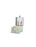 BOITE A MUSIQUE COFFRET TROIS PETITS LAPINS - BOITE A MUSIQUE DECORATION - MOULIN ROTY