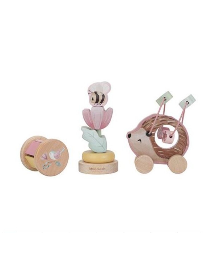 coffret de 3 jeux d'eveils Faire Garden - Jeu d'éveil - Little dutch