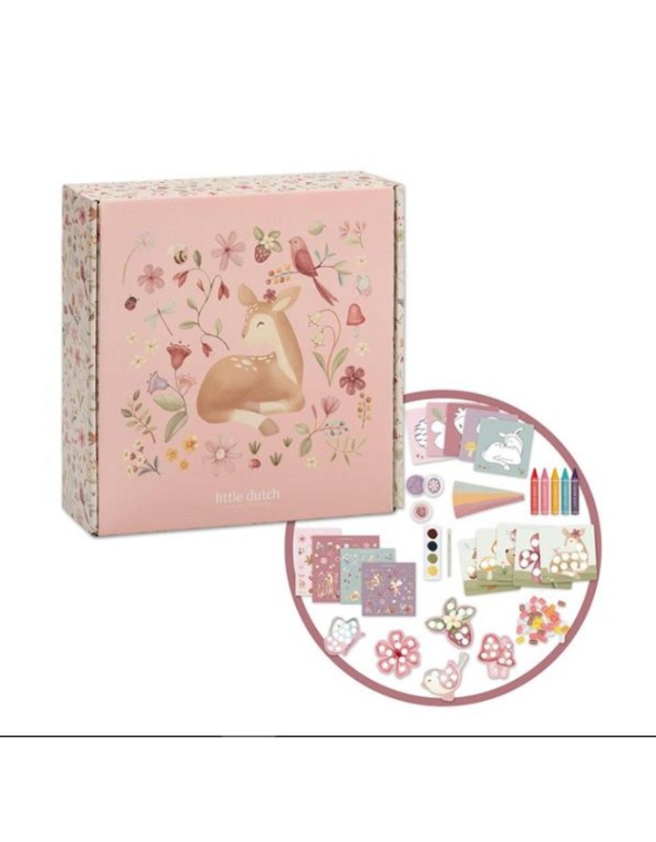 BOITE D'ACTIVITES CREATIVES XL FAIRY GARDEN - LOISIRS CREATIFS - LITTLE DUTCH