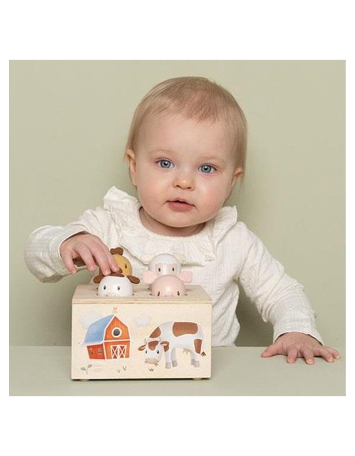 jouet pop up little farm - jeu d'éveil bébé - LITTLE dutch