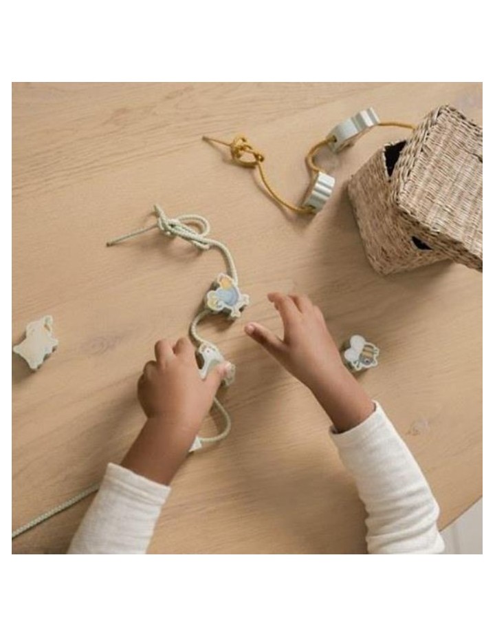 perle à enfiler à lacer - loisirs créatifs - little dutch