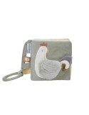 Livre d'activités en tissu pour poussette littl farm - jeu d'éveils - Little dutch