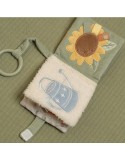 Livre d'activités en tissu pour poussette littl farm - jeu d'éveils - Little dutch