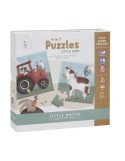 puzzle 4 en 1 little farm - Puzzle dés 2 ans - LITTLE DUTCH