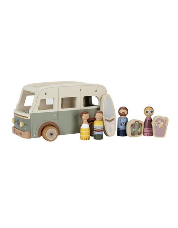 camping car vintage - jouet en bois dés 18 mois - LITTLE DUTCH