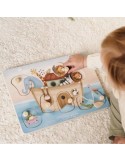 puzzle sonore des animaux arche de noe - puzzle sonores dés 10 mois - LITTLE DUTCH