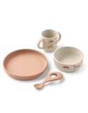 coffret vaisselle en silicone licorne - REPAS VAISSELLE SILICONE - LIEWOOD