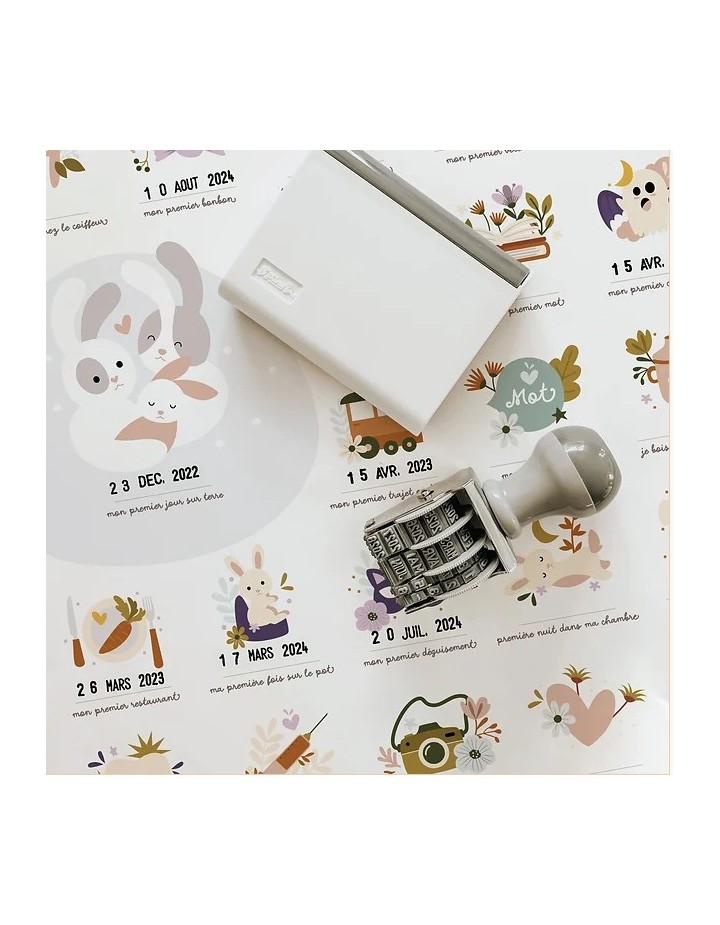 Affiche Mes Premières Fois - lapins- LES PETITES DATES