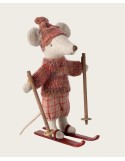 I- SOURIS EN HIVER SUR SES SKIS, GRANDE SŒUR