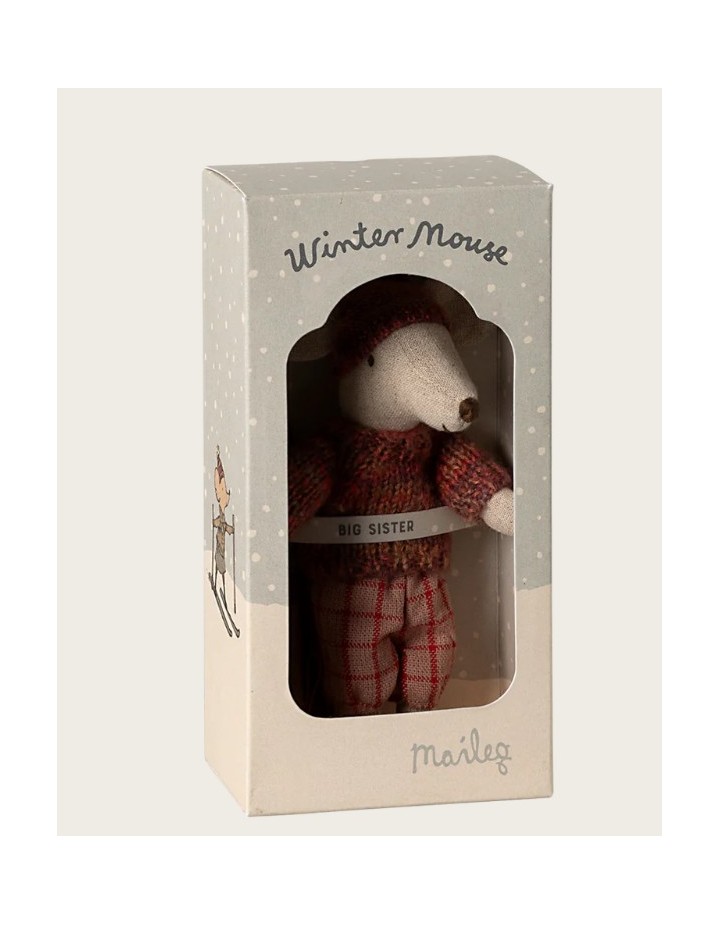 I- SOURIS EN HIVER SUR SES SKIS, GRANDE SŒUR