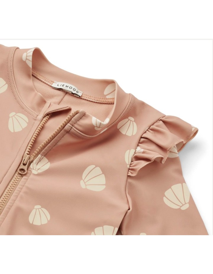 I- COMBINAISON DE BAIN IMPRIMÉE AMEL SHELL