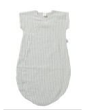 I- Gigoteuse été 6-18 mois rayé vert de gris