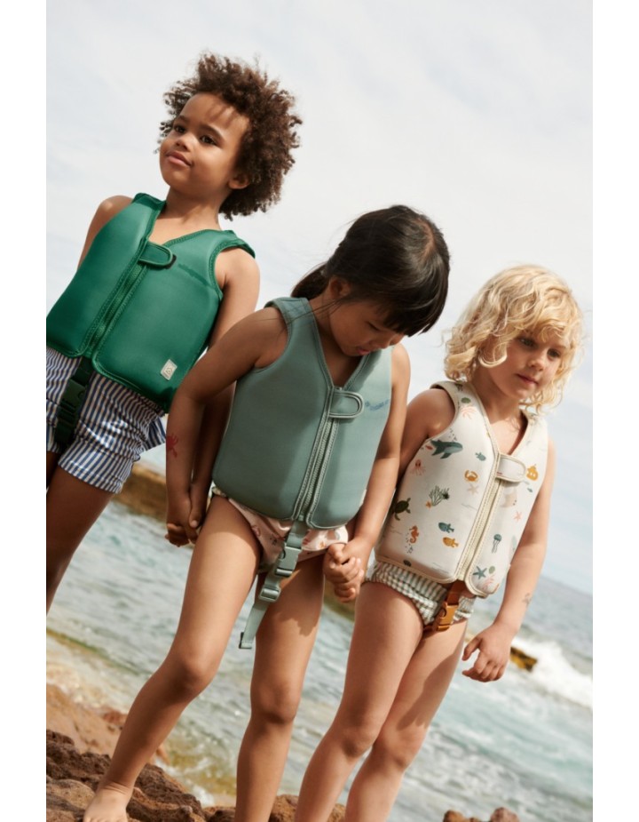 I- GILET DE NAGE DOVE CROCODILE GARDEN GREEN