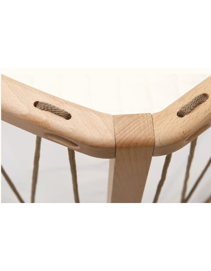 Lit bébé Kimi Lacet Hazelnut