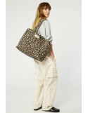 I- Sac 24H CELESTIN Leopard beige sand
